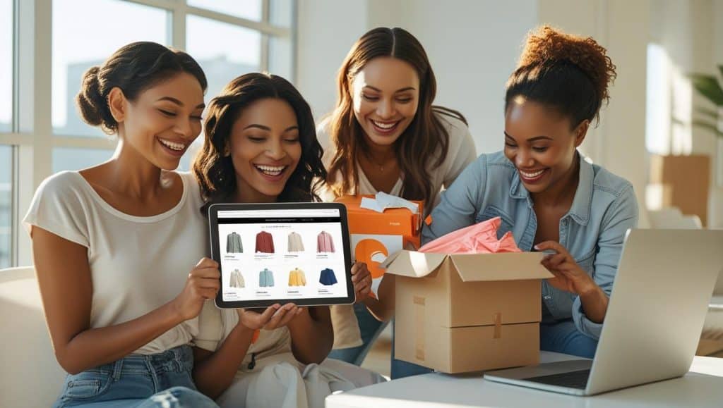 E-Commerce mit Personen