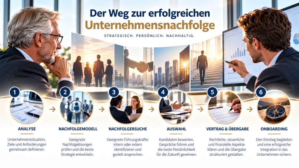 Der Weg zur erfolgreichen Unternehmensnachfolge