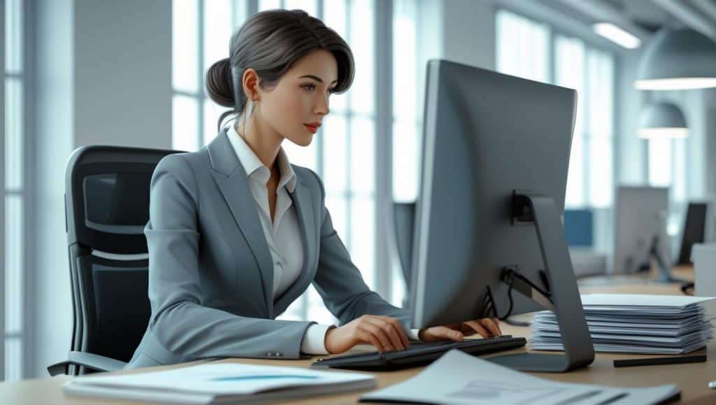 Assistenz der Geschäftsführung_ in der typischen Arbeitssituation