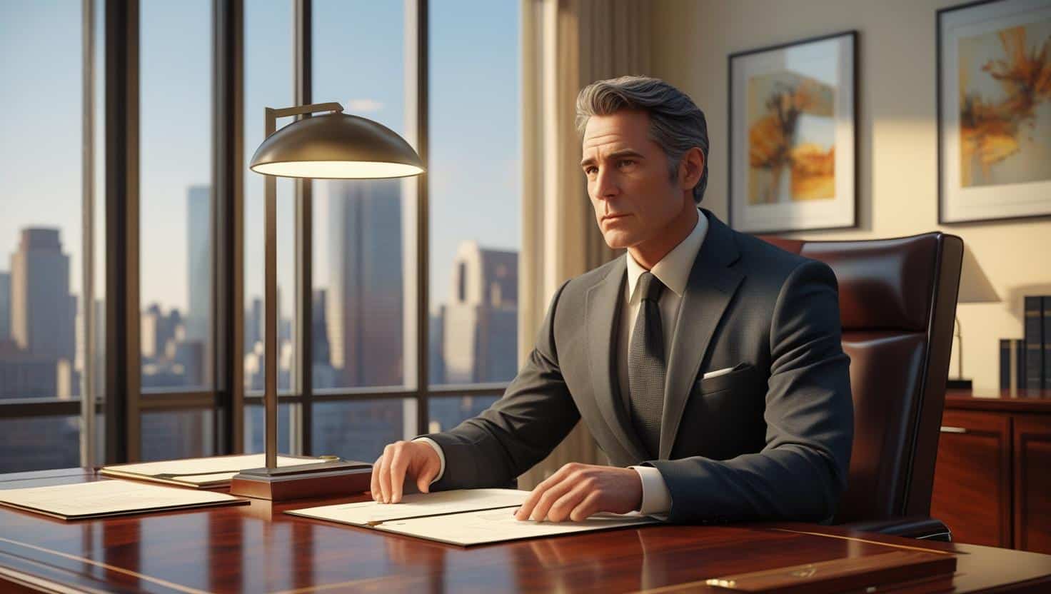 Arbeitsrechtler in seiner typischen Arbeitssituation