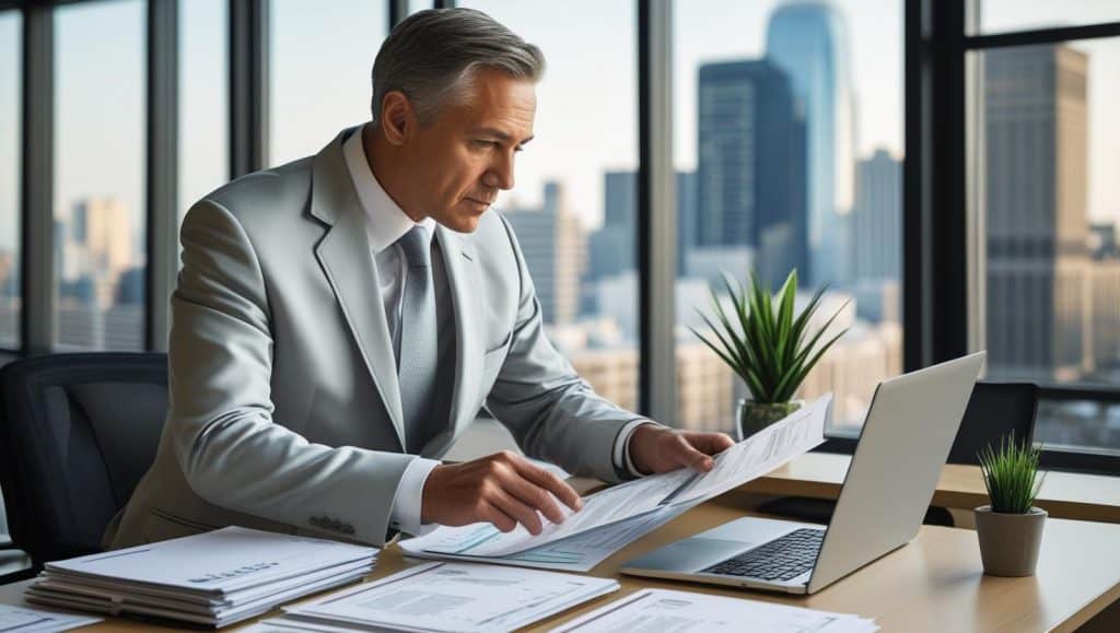 Auditor in seiner typischen Arbeitsumgebung