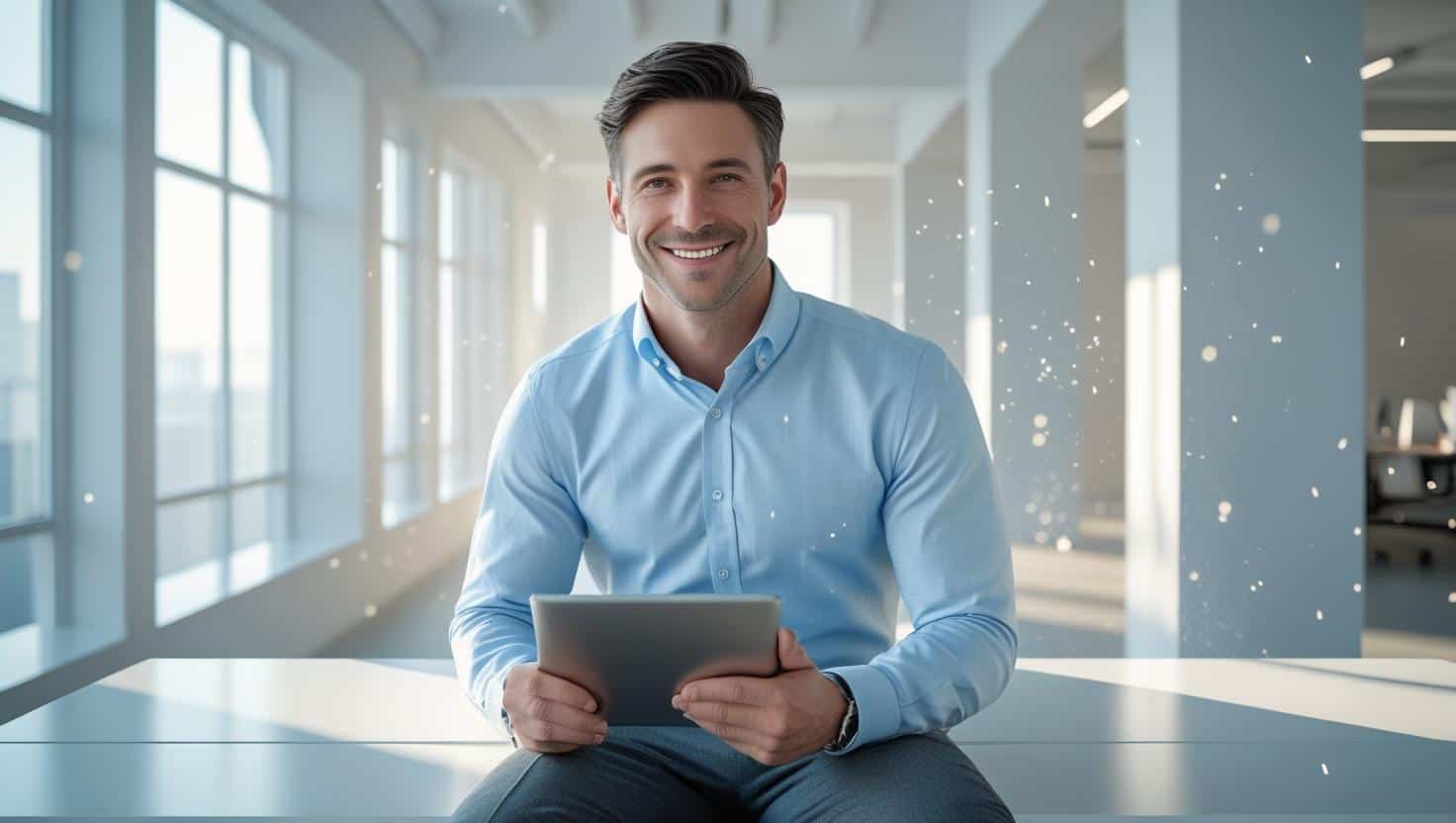 Employer Branding Manager in seiner typischen Arbeissituation