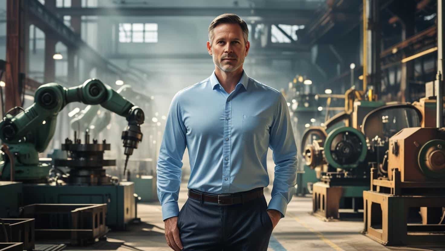 Industrial Engineer in seiner typischen Arbeitsumgebung