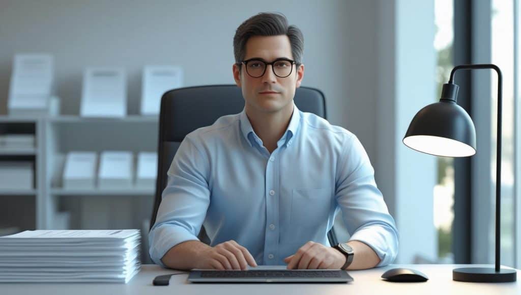 Requirements Engineer in seiner typischen Arbeitsumgebung