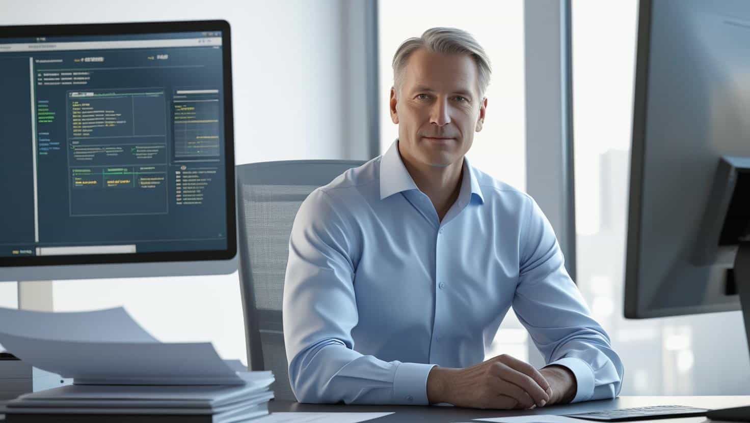 SAP-Berater in seiner typischen Arbeitssituation