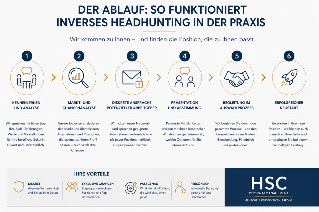 Inverses Headhunting Ablauf