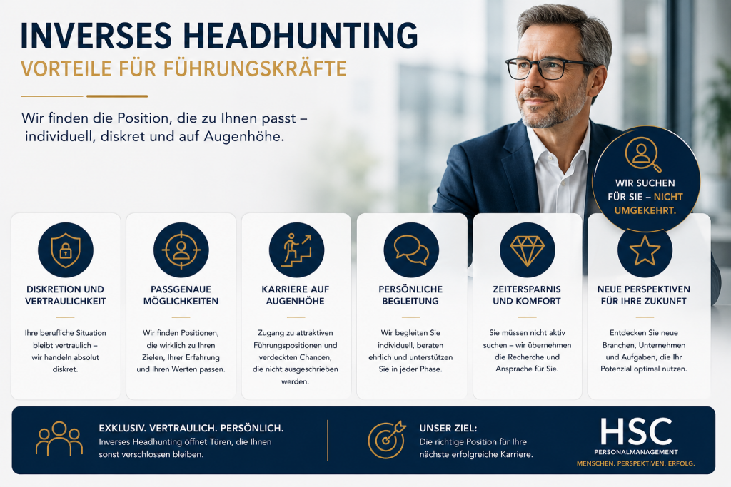 Inverses Headhunting Vorteile