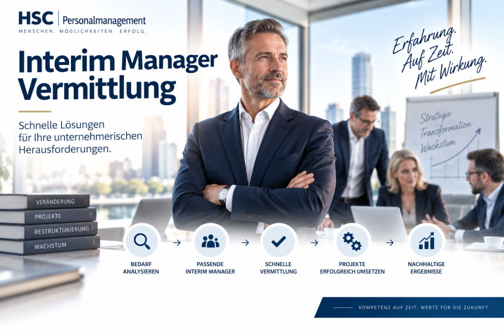Interim Manager Vermittlung