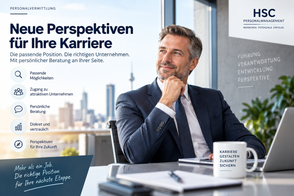 Personalvermittlung für Führungskräfte